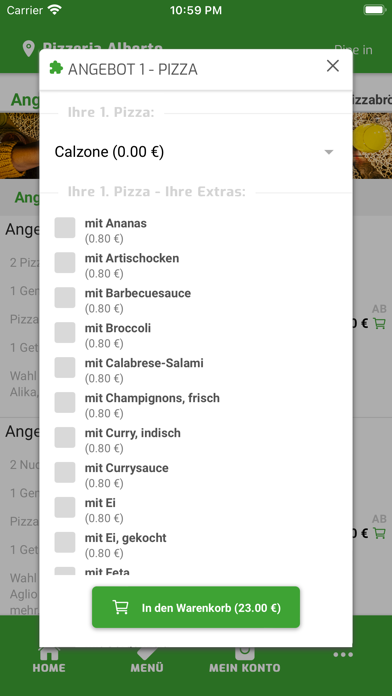 Pizzeria Alberto Bottrop Screenshot