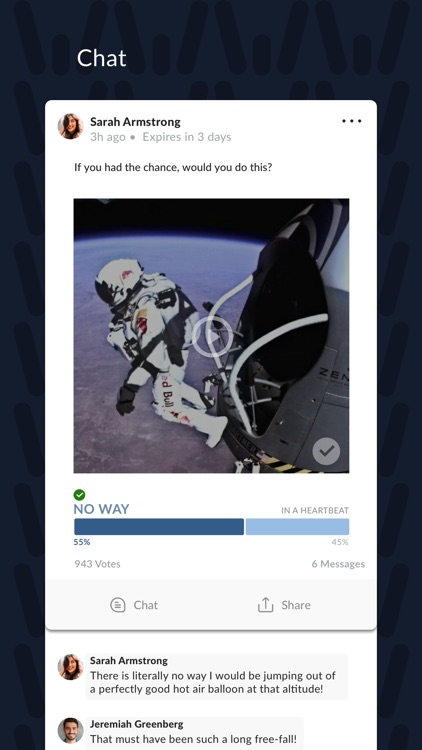 Weebl: Fun & interactive polls screenshot-4