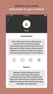 hashtag generator for captions iphone screenshot 2