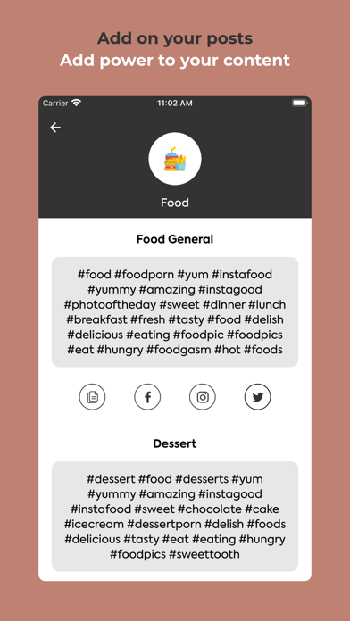 Screenshot #2 pour Hashtag Generator for Captions