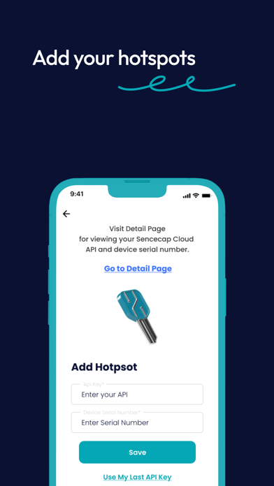 SenseApp - Track Hotspots Screenshot