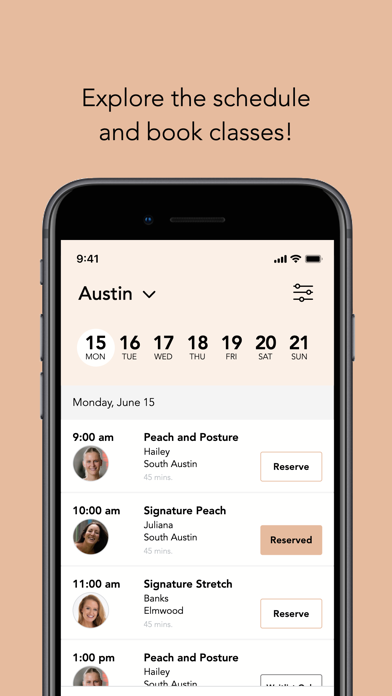 The Peach House iPhone screenshot 3 - Lifestyle app