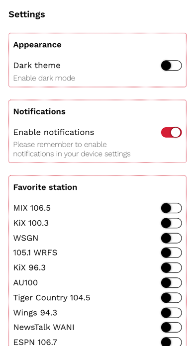 RadioAlabama Screenshot