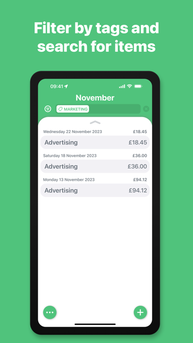 Business Expenses Screenshot