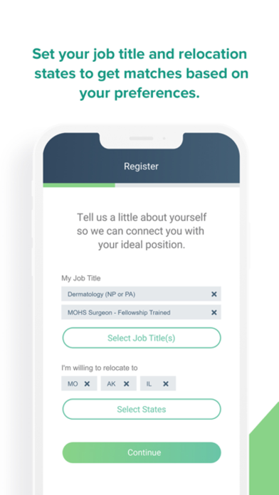 myDermJobs Screenshot
