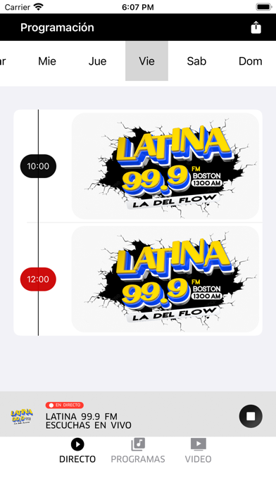 Latina 99.9 Fm Screenshot