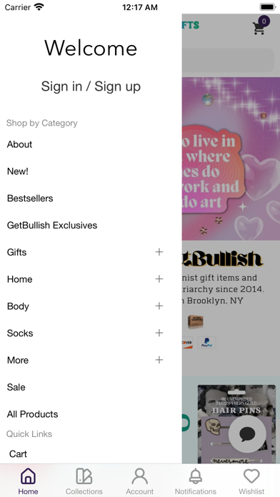 GetBullish Shopping Screenshot