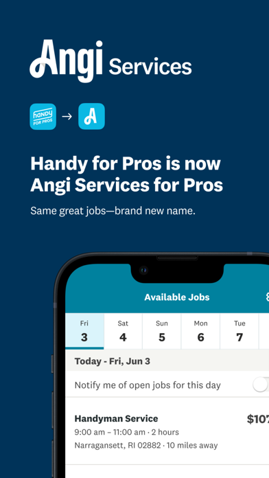Angi Services for Pros Screenshot