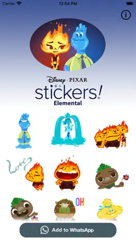 Game screenshot Pixar Stickers: Elemental mod apk