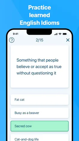Game screenshot English Idioms of Dictionary hack
