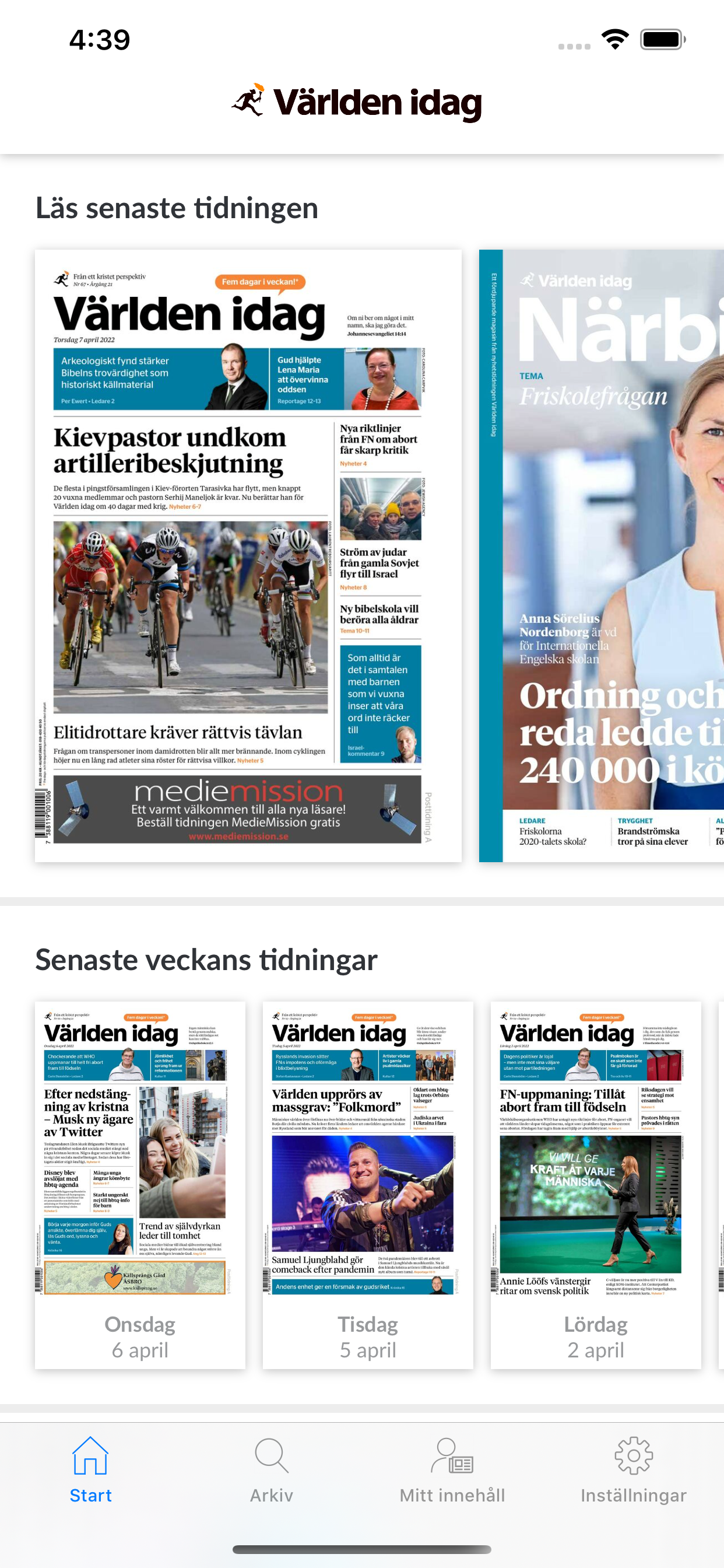 Världen idag