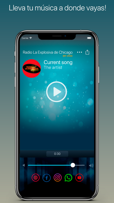 Radio La Explosiva de Chicago Screenshot