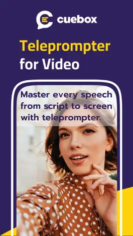 Game screenshot Teleprompter for Video: CUEBOX mod apk