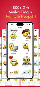 Adult Emoji Animated GIFs screenshot #3 for iPhone