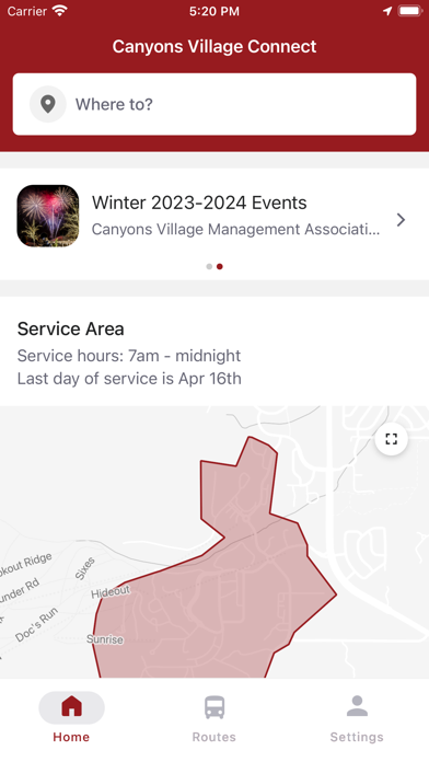 Canyons Village Connect Screenshot