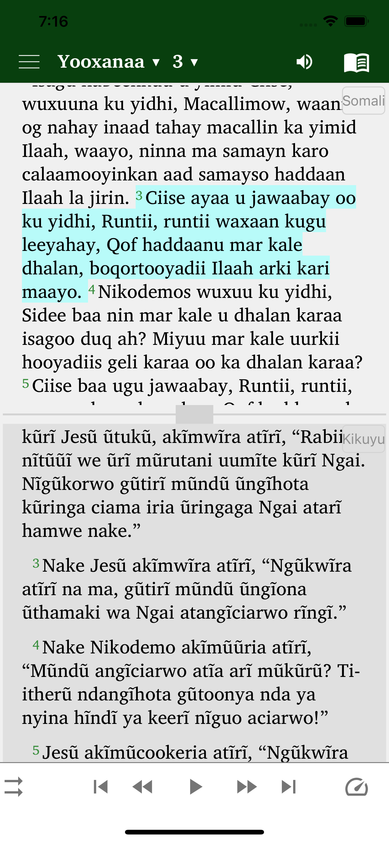 Somali English Kikuyu
