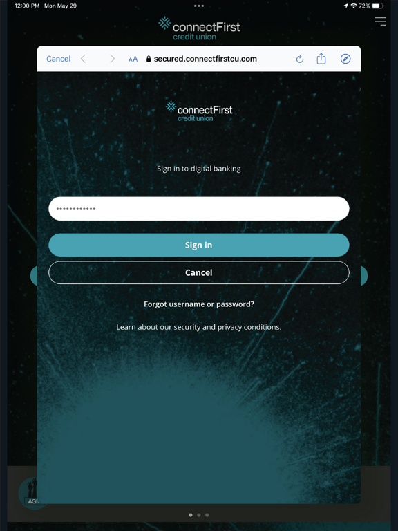 App screenshot