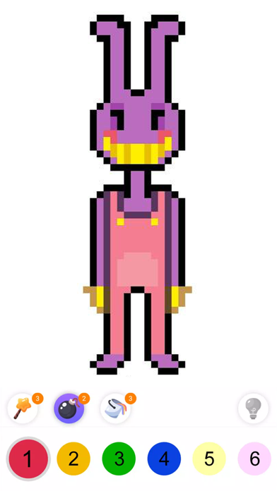 Circus Pixel Coloring Screenshot