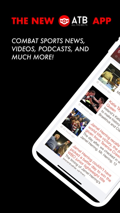 ATB: Combat Sports News Screenshot 1 - AppWisp.com ATB: Combat Sports News Screenshot 1 - AppWisp.com
