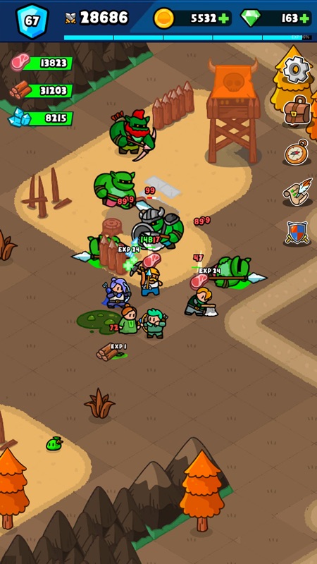 Rumble Heroes : Adventure RPG screenshot 3