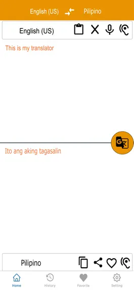 Game screenshot Filipino to English Translator apk