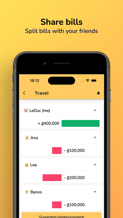 Billmate : Income Expense Note Screenshot