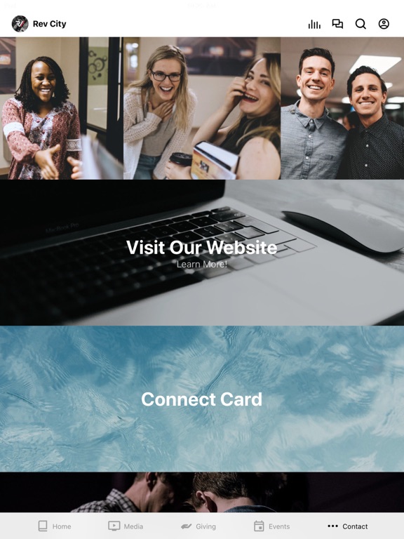 Rev City Church iPad screenshot 3 - Lifestyle app