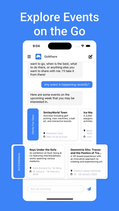 GoWhere.AI - Olympics 2024 Screenshot