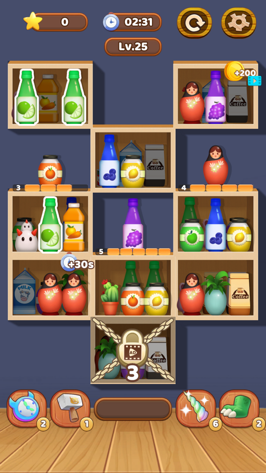 #6. Triple Goods: Match & Sort 3D (iOS) 由: ANTADA TECHNOLOGY COMPANY LIMITED