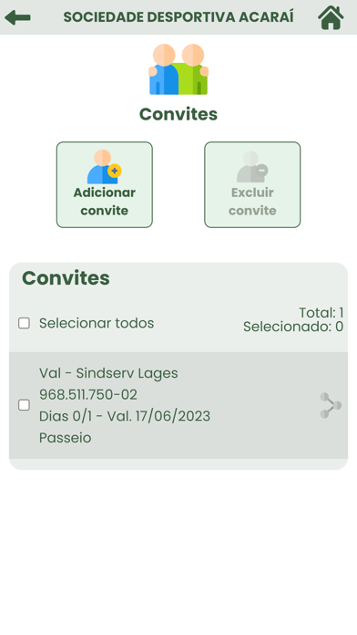 Clube Acaraí Screenshot