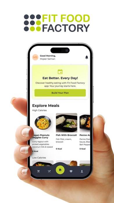 Fit Food Factory app Screenshot