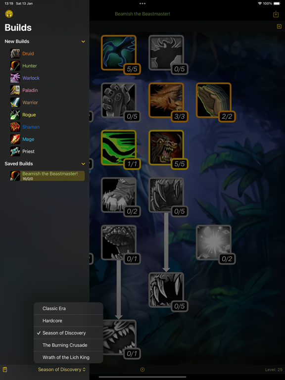 Screenshot #4 pour WoW Classic Talent Calculator