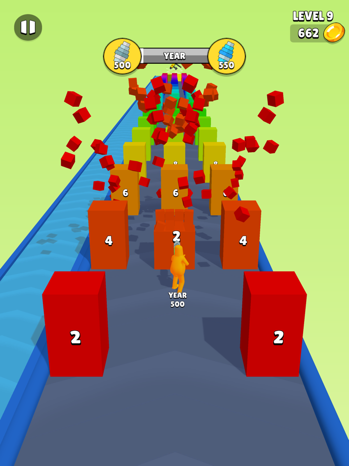 Cube Crusher Runner 3D