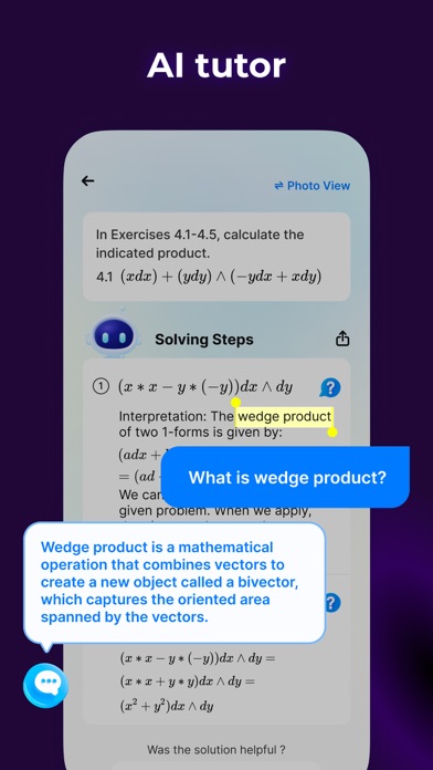 Solvely-AI math solver Screenshot