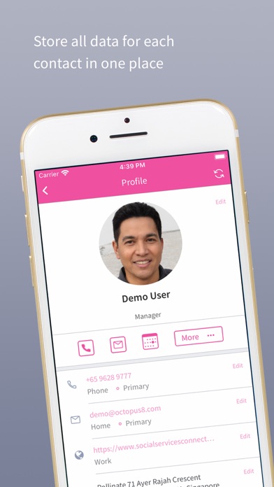 Social Service Connect Screenshot