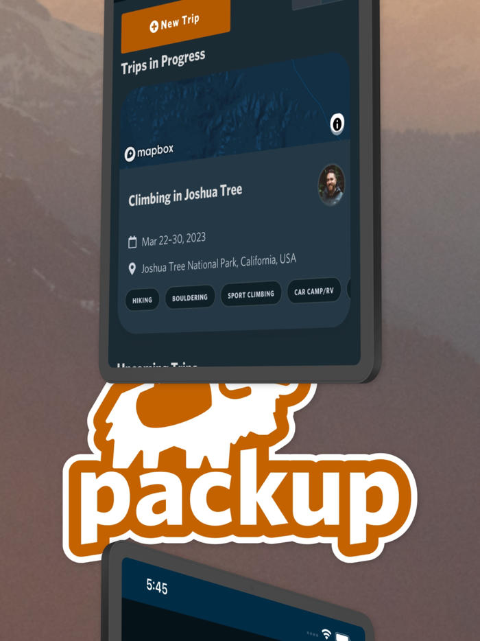 Packup - Trip Planning