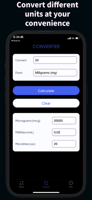 ‎PepCal: Peptide Calculator Screenshot