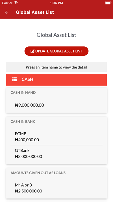 Lotus Capital Calculators Screenshot