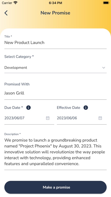 Track Promises screenshot-4