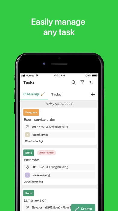 Hoteza Staff Screenshot