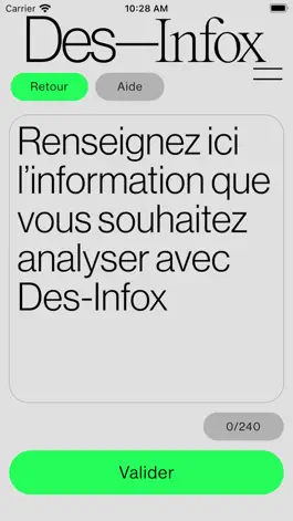 Game screenshot Des—Infox hack