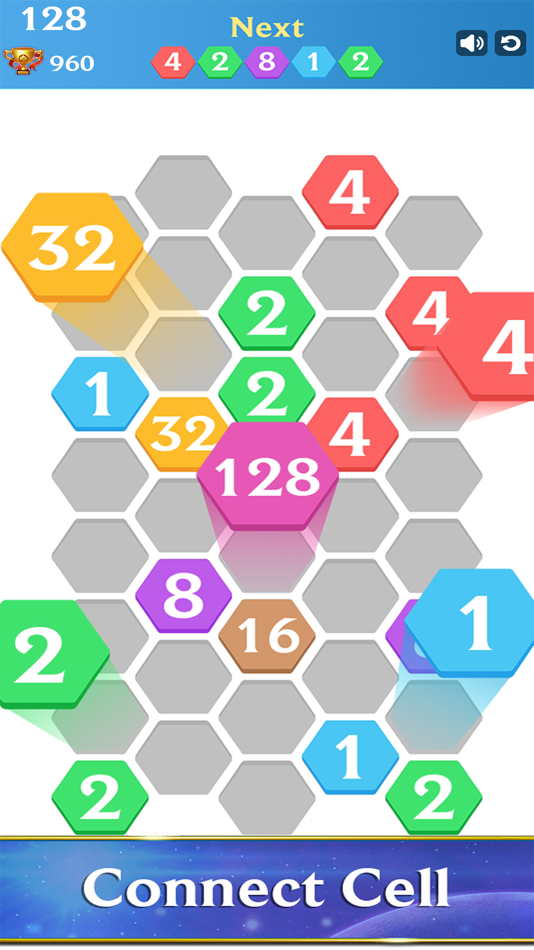#3. Hexa! Cell Connect (iOS) 由: Vu Xuan Chung