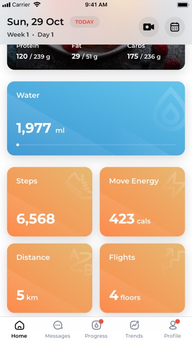 Longevity Training Screenshot