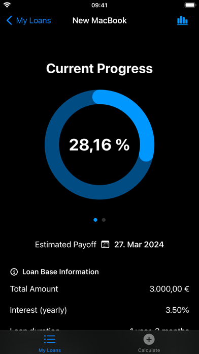 Loans - My Loan Calculator Screenshot