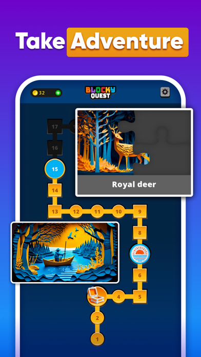 Blocky Quest - Classic Blocks Screenshot