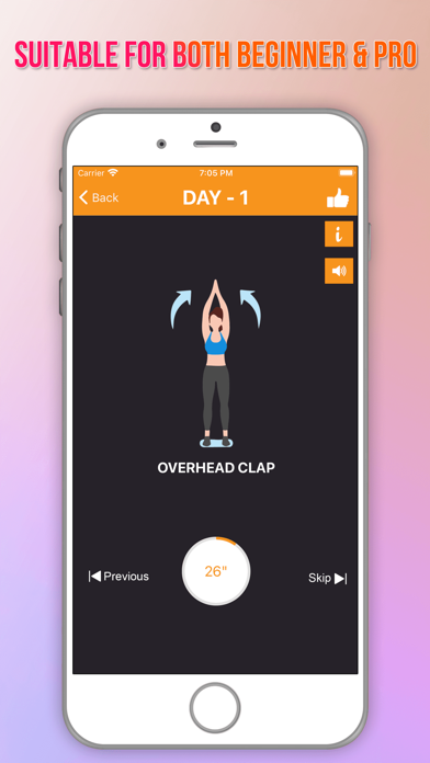 Female Fitness Workout at Home Screenshot