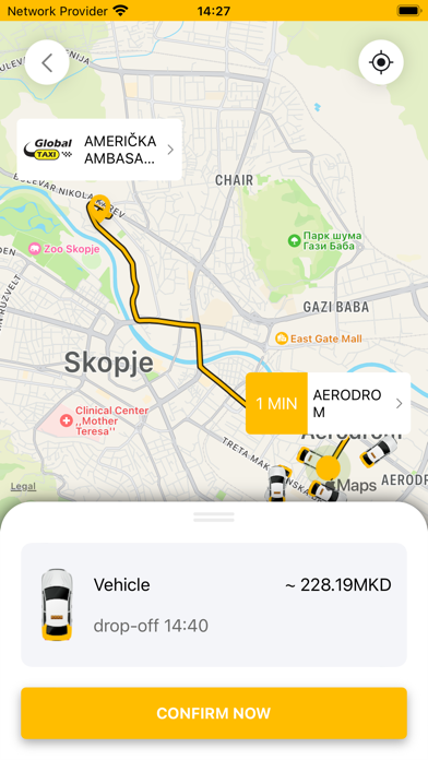 Global Taxi Skopje Screenshot