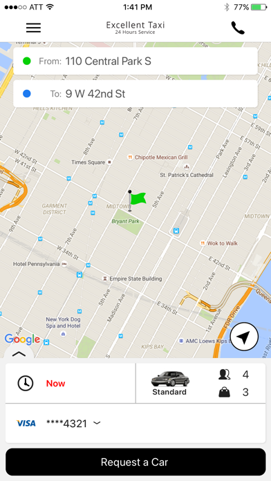 Excellent Taxi Screenshot