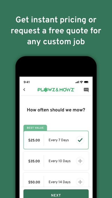 Plowz & Mowz: Landscaping App Screenshot
