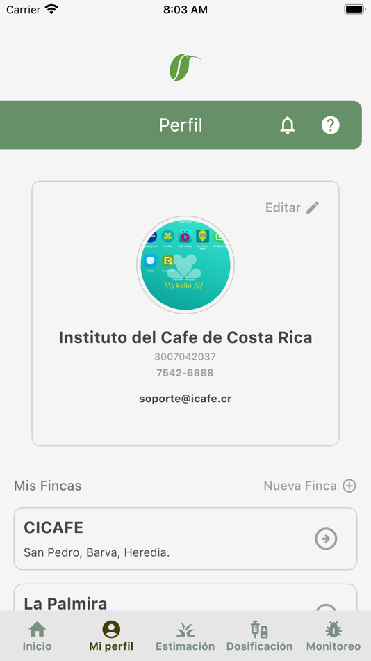 #3. CR-CAFE (iOS) 由: Instituto del Café de Costa Rica